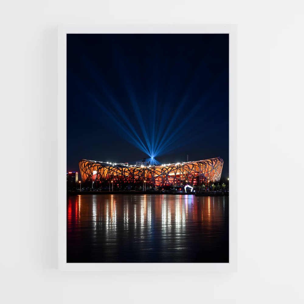 Poster Lumières de Pékin – affiche Jeux Olympiques (vue 3)